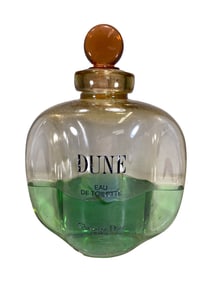 Large Christian Dior Dune Eau de Toilette Perfurm Bottle