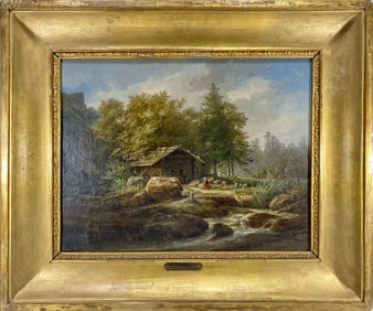 Friedrich EZDORF (1807-1858) German Oil on Canvas