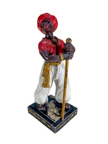 Orientalist Painted Composition Fig