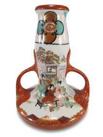 Antique Japanese Porcelain Vase, Signed