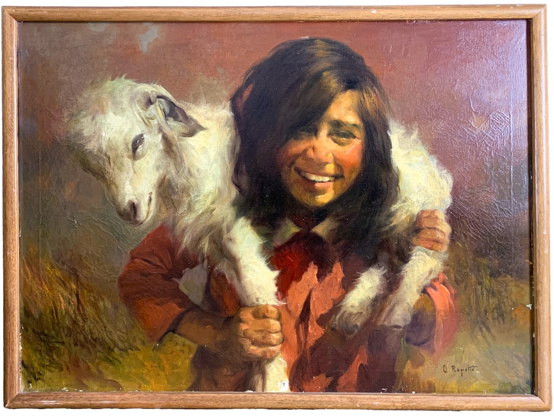 Armando E. REPETTO (1893-1968) Latin American Oil on Canvas (1 of 6)