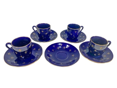 Vintage Rorstrand, Sweden 4 Cups & 5 Saucers