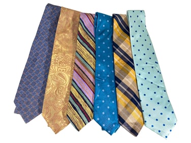 4 Oscar de la Renta & 2 Christian La Croix Ties