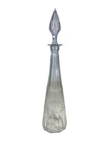 Vintage Large Signed Crystal Decanter