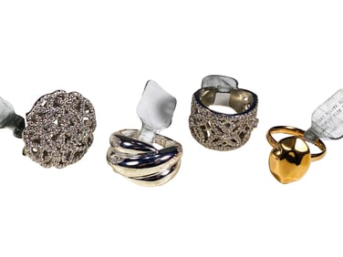 4 Murat, Paris Sterling 925 Rings