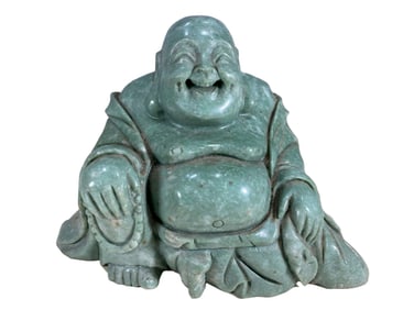 Hand Carved Hard Stone Buddha Statue