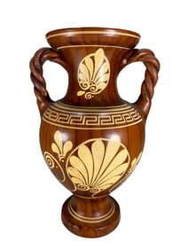 Vintage Greek Terracotta Vase
