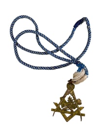 Vintage Freemason Bronze Symbol