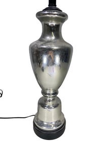 Vintage Mercury Glass Table Lamp Base