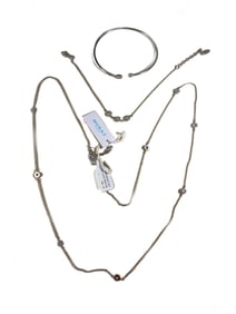 Murat, Paris Sterling 925 Necklace & 2 Bracelets