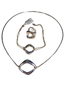 Murat, Paris Sterling 925 Necklace, Bracelet & Ring
