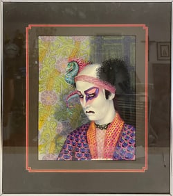 Bill Woods (XX) Japanese Actor Mixed Media