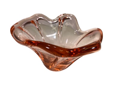 Vintage Czech Glass Bowl
