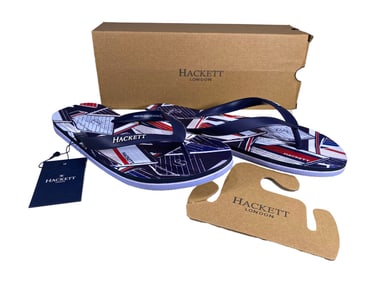 Hackett Sailboats Fflop Navy Sandals number 42 Europe