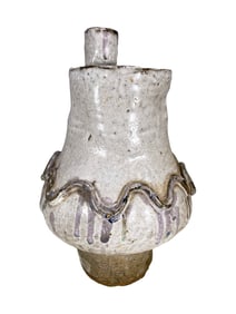 Vintage Stoneware Hand Made Bottle