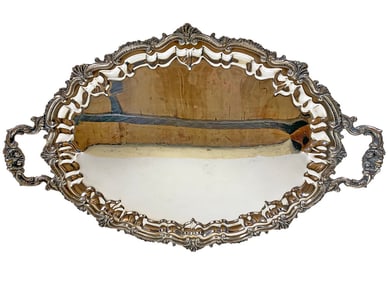 Antique Silverplate Tray