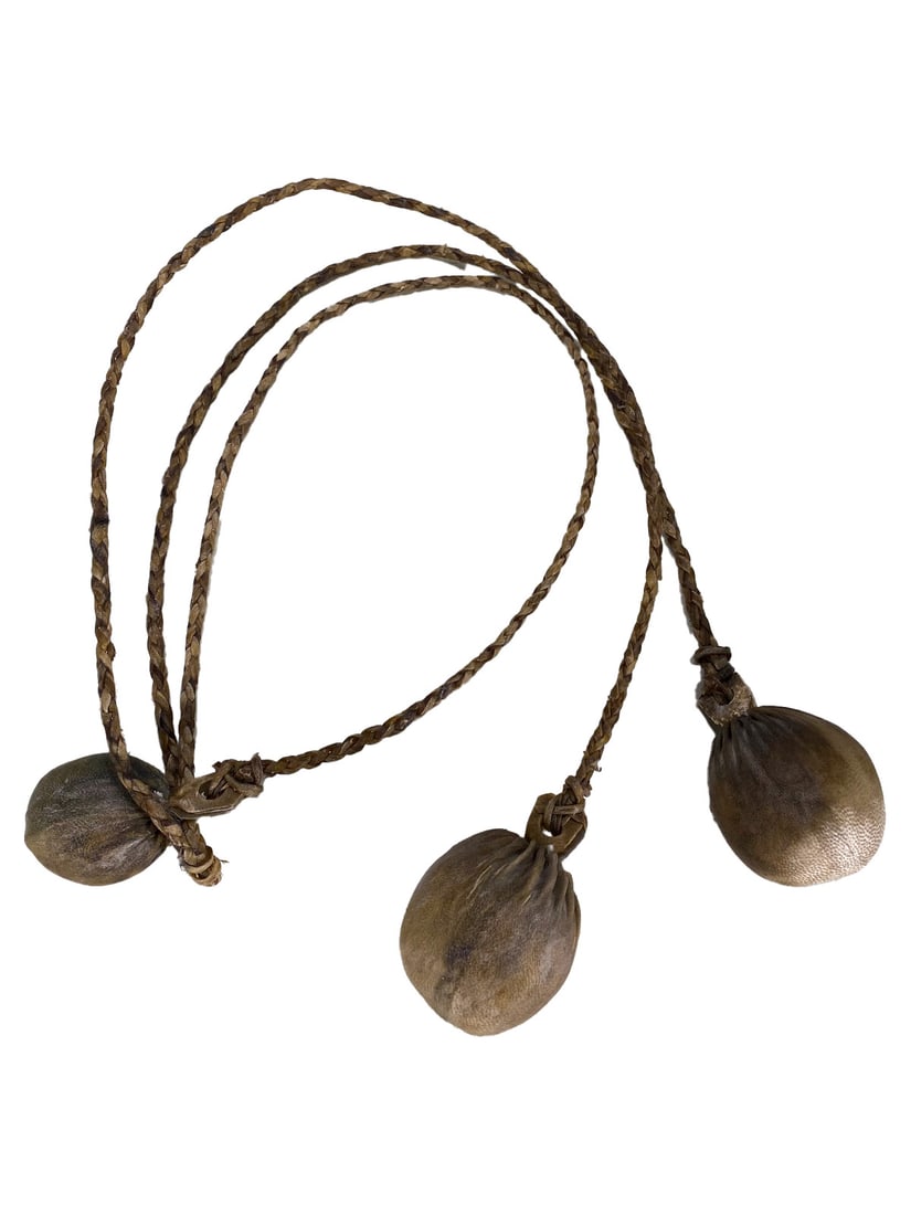 Vintage Handcrafted Rawhide Leather Gaucho Boleadoras (1 of 4)