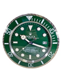 Watch Dealer Rolex Store Display Wall Clock