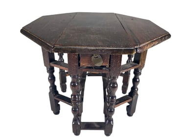 Antique Mahogany Miniature Table