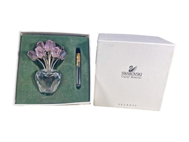 Swarovski Crystal Secret Pink Roses Memories