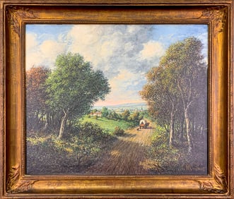 European Oil on Canvas, signed W. R. Van Fragat