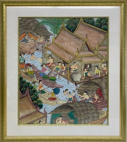 Vintage Tibetan Great Quality Painting