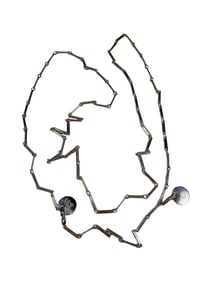 Marked EE Silver Chrome Necklace