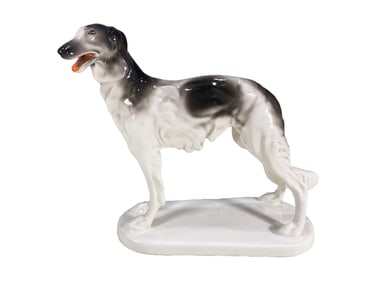 Borzoi Greyhound Porcelain Dog Fig, USA