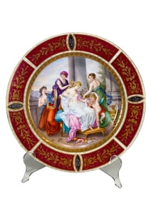 Royal Vienna Antique Porcelain Plate