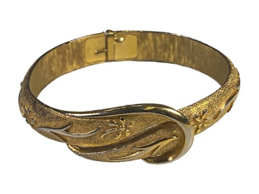 Vintage Trifari Goldplated Bangle Bracelet