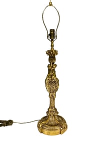 Antique French Gilt Bronze Lamp Base
