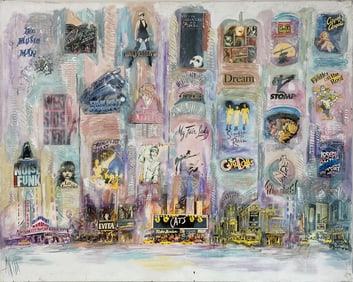 Anita Baldwin Broadway Musicals Collage Art Work