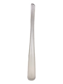 Vintage Long Neck Glass Vase, signed