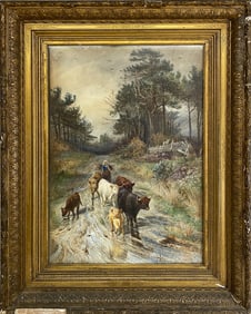 Joseph Denovan ADAM (XIX) British Watercolor
