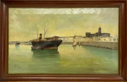 Adolfo GIRALDEZ (1840-1923) Spainsh Oil on Canvas