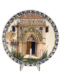 Vintage Sevilla, Spain Pottery Plate
