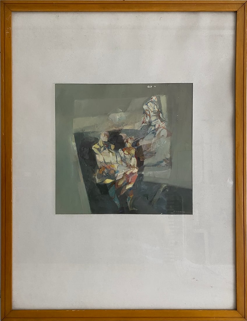 Vanni SALTARELLI (1945) Italian Mixed Media Painting: Vanni SALTARELLI (1945) Italian Mixed Media Painting over Aluminum. 26 1/2 x 20 1/4 in with frame.Local Pick up call one day before to make an appointment. TO SHIP THIS ITEM IN USA OR INTERNATIONAL, P