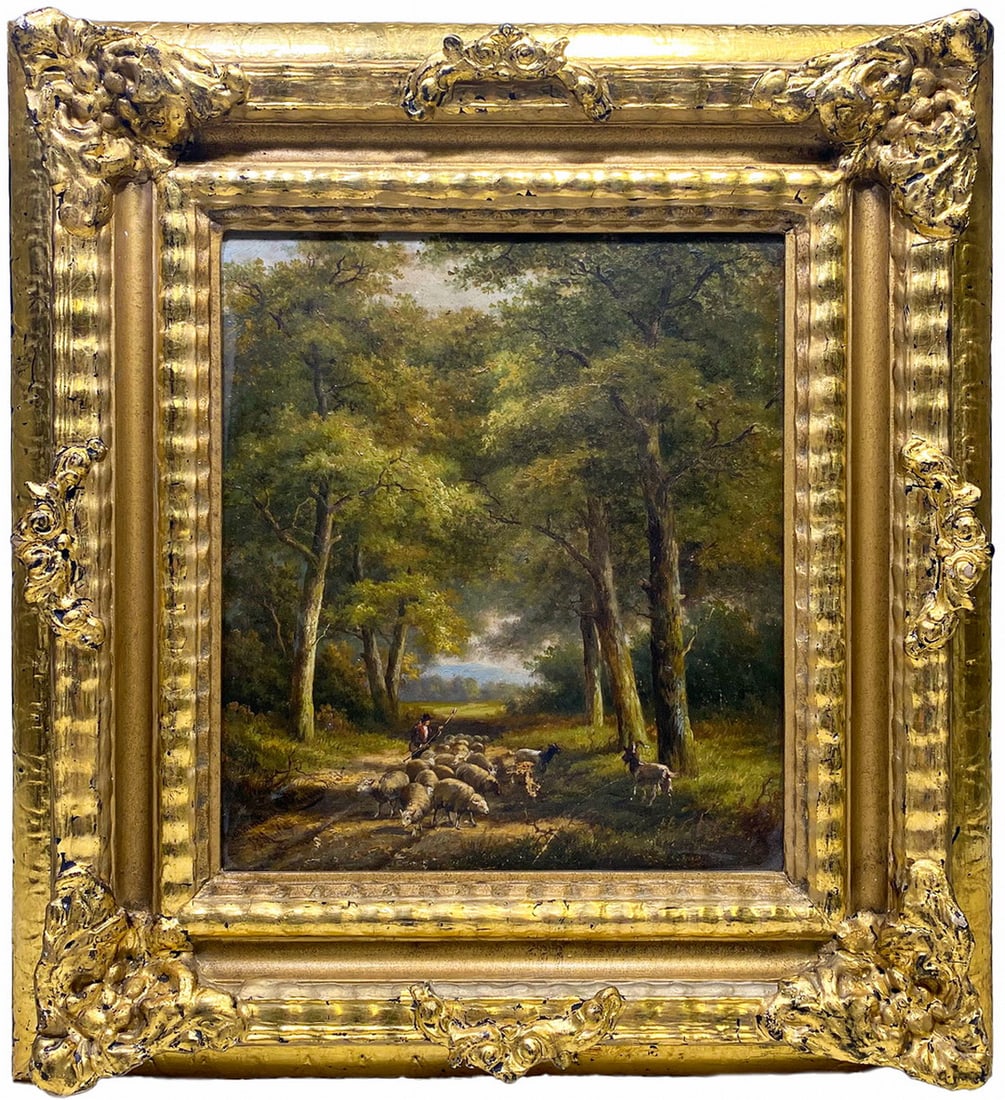 Jan Evert II MOREL (1835-1905) Dutch Oil on Canvas (1 of 6)