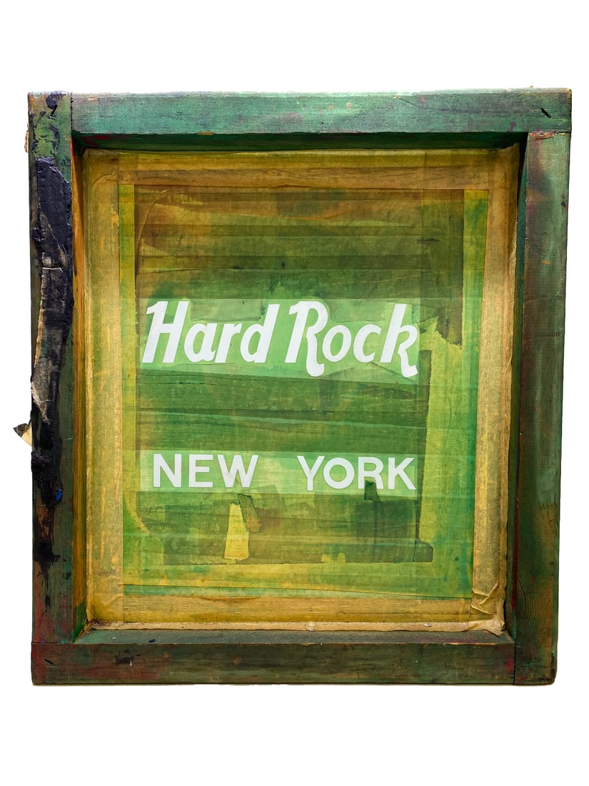 Hard Rock, NY Silk Screen Printing Frame (1 of 3)