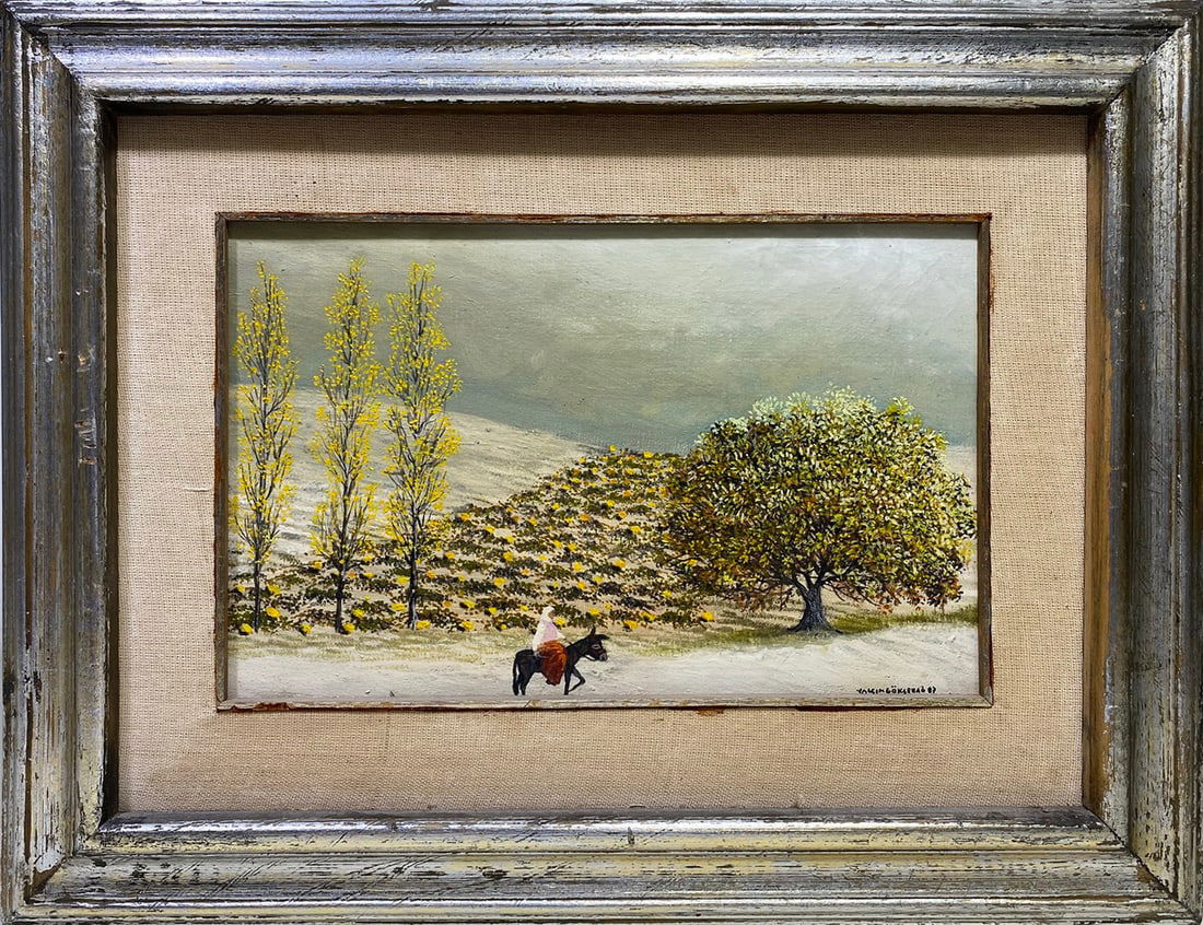 Yalcin GOKÇEBAG (1944) Turkish Oil on Canvas (1 of 5)