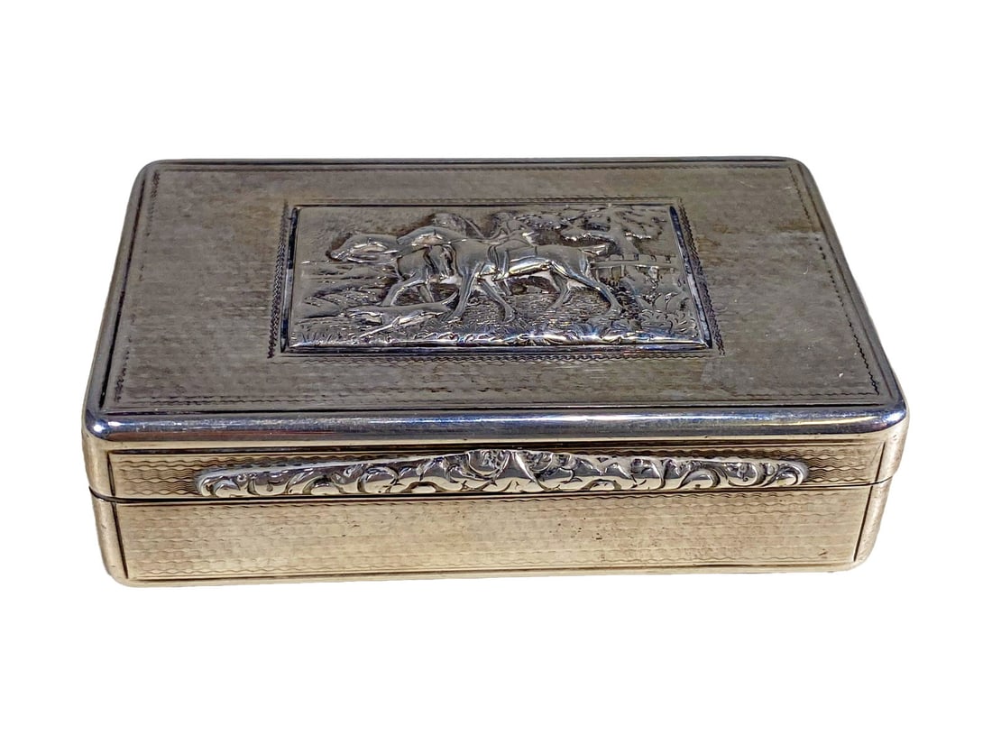 John Linnit, London 1840 Silver Box (1 of 8)