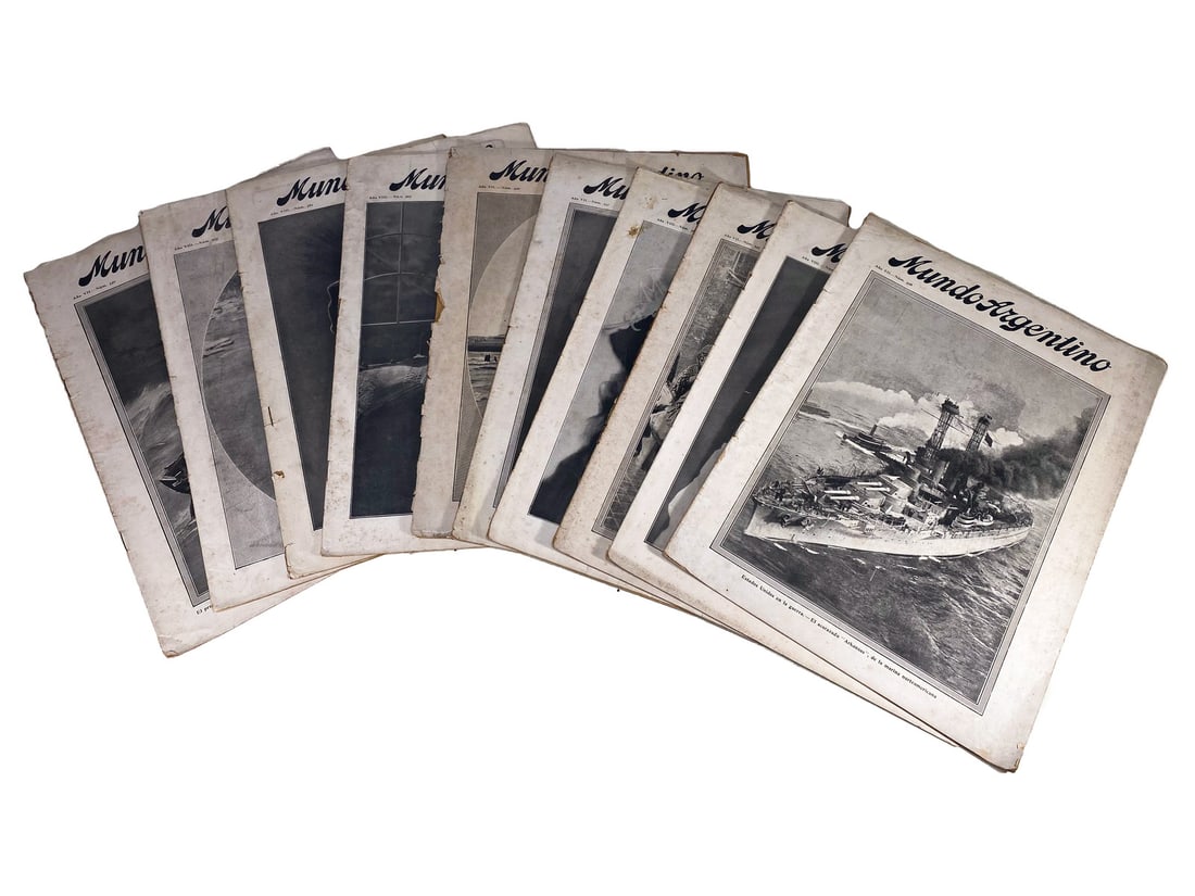 1917s 10 Mundo Argentino Magazines (1 of 10)