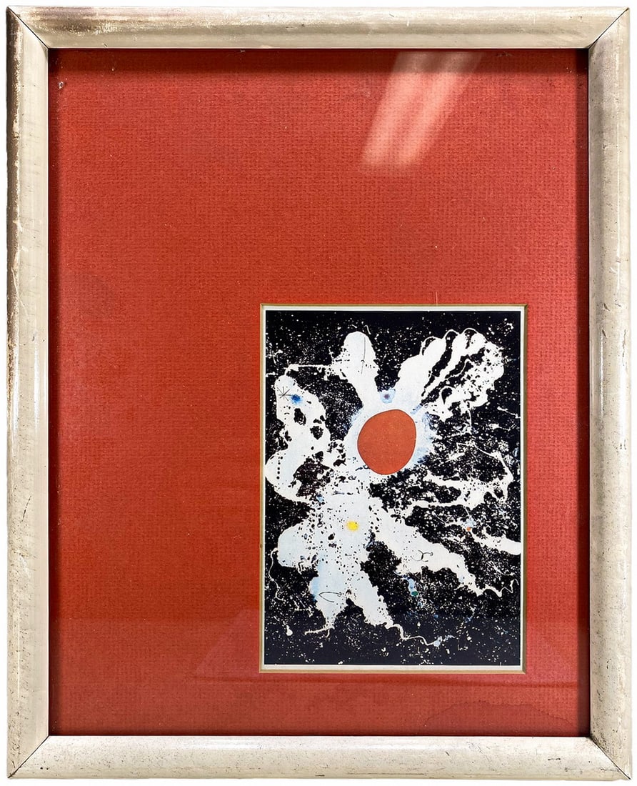 After Miro Red Disk Offset Print on Paper (1 of 4)