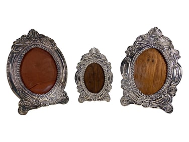 3 Sterling 925 Picture Frames