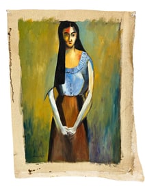 Matisse Style Oil on Canvas Painting
