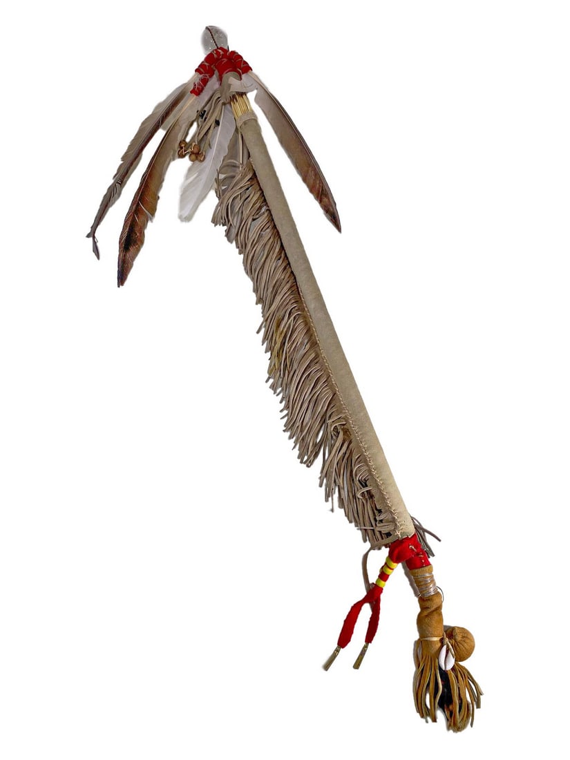 Vintage Seminole Native Dance Spear (1 of 4)
