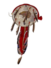 Vintage Seminole Native War Shield