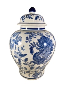 Chinese Blue & White Porcelain Jar