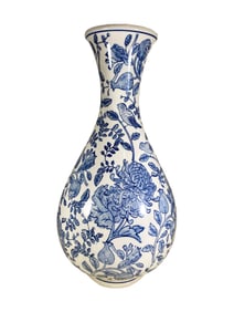 Chinese Blue & White Porcelain Vase