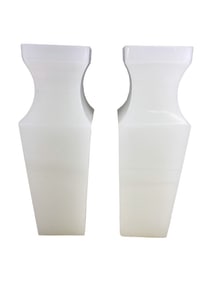 Chnese Pair of Peking Glass Vases
